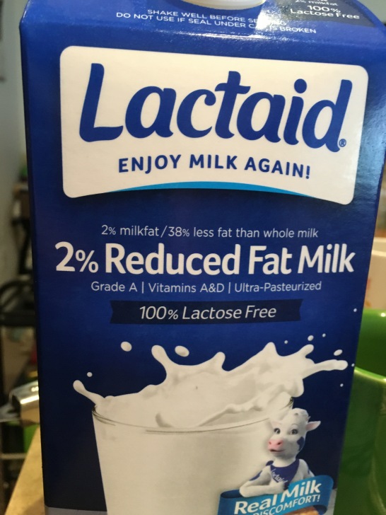 the milk I used